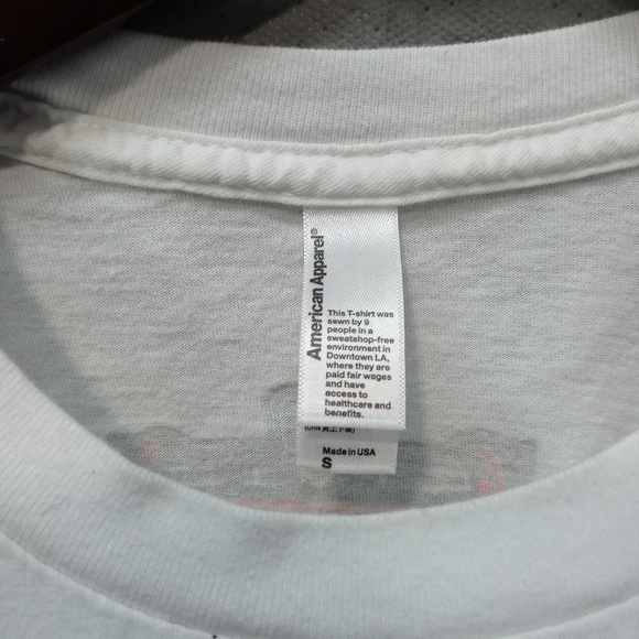Vintage MAROON 5 TOUR white American Apparel T-SHI - Picture 5 of 6